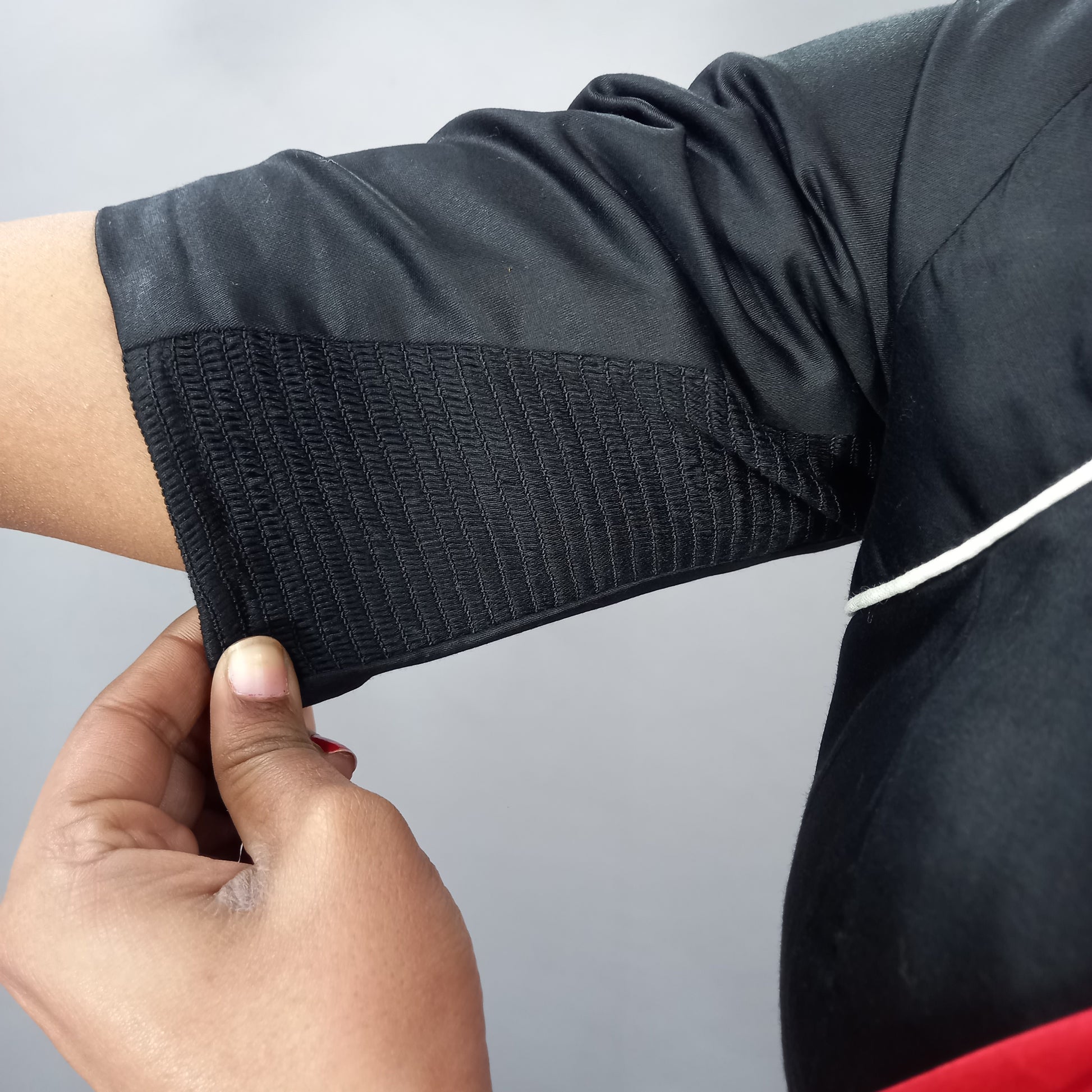 Black Blouse in elbow sleeve